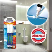 Vodaseal Fayans Derz Kalemi Yedek Uçlu Beyaz 2 li Set - 1