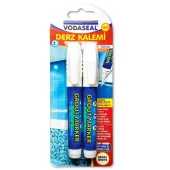 Vodaseal Fayans Derz Kalemi Yedek Uçlu Beyaz 2 li Set - 3