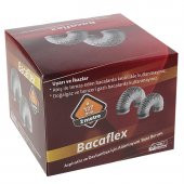 Bacamatik için Bacaflex Aspiratör Baca Borusu 127 mm 2 mt - 1