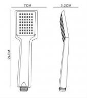 Tema Arya Banyo Duş Başlığı Tek Fonksiyonlu Poşet Ambalaj - 2