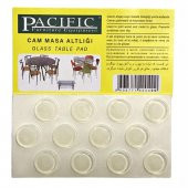Pacific Cam Masa Altlığı Cam Tutucu Silikon Çap : 18 mm Şeffaf - 1