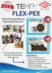 Tema Çelik Flex Su Flexi 10 Yıl Garantili TSE Belgeli 3/8-3/8 - 2