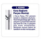 Arwin Sağ Açılım Pencere Kademeli Havalandırma Kolu Pvc Kilidi - 7