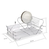 Tekno Tel İki Katlı Tezgah Üstü Kalp Bulaşıklık Tabaklık KB-011 - 2