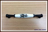PORSELEN KULP DOLAP ÇEKMECE 81045 MODEL 246 DESEN 160 MM SİYAH - 2