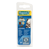 Rapid Kuşgözü Delik Halka Alüminyum 8 Mm 25 Adet 5000411 - 1