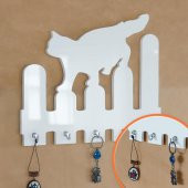 Prado Kedi-Çit Dekoratif Duvar Rafı Anahtarlık - 3