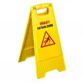 Safell Kaygan Zemin Levhası - Dikkat Uyarı Levhası - 5li Paket - 2