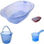 Ships Baby Bebek Banyo Küvet Seti 4 lü TÜM RENKLER - 1