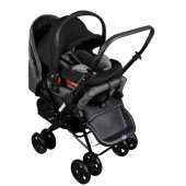 Norfolk Diamond Baby London Travel Sistem Çift Yönlü Bebek Arabası - Yağmurluk Hediye - 9