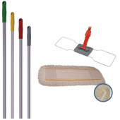 Safell Nemli Tel Mop Aparatı 50 cm - Nemli Mop - Alüminyum Sap - 1
