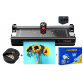 Baove OCW280 A4 Laminasyon Makinesi ve Kağıt Kesme Makinesi + 10 Pvc Film - 1