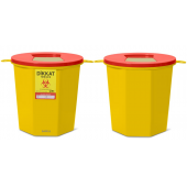 Safell Tıbbi Atık Kutusu 1.3 Litre - 5 Adet - Tıbbi Atık Kovası - 2