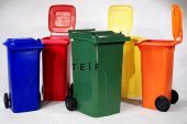 Safell Çöp Konteyneri 120 Litre Yeşil - Tekerlekli - Isiya Dayanıklı A+ Kalite - 1