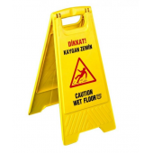 Safell Kaygan Zemin Levhası - Dikkat Uyarı Levhası - 2 Adet - 2