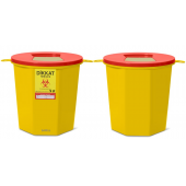 Safell Tıbbi Atık Kutusu - Tıbbi Atık Kovası 5 Litre 10 Adet - 2