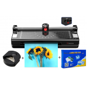 Baove OCW380 A3 Laminasyon Makinesi ve Kağıt Kesme Makinesi + 20 Pvc Film - 1