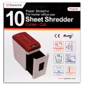 Baove PS820 Evrak İmha Makinesi ve Kağıt Kesme - Cd - Kredi Kartı İmha Makinesi - Çapraz Kesim - 15Litre - 5