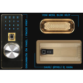 İnsafe ISC60A6 Special Edition Büyük Boy Çelik Para Kasası - Değerli Eşya ve Mücevher Kasası - 6