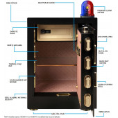 İnsafe ISC45YH Special Edition Orta Boy Çelik Para Kasası - Değerli Eşya ve Mücevher Kasası - 4
