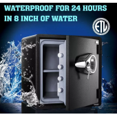 İnsafe ISSWFC1418 Yangın Sertifikalı ve Suya Dayanıklı Orta Boy Para Kasası - Değerli Eşya ve Mücevher Kasası - 6