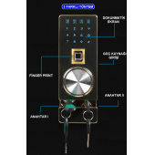 İnsafe ISC45A6 Special Edition Orta Boy Çelik Para Kasası - Değerli Eşya ve Mücevher Kasası - 5