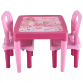 Pilsan Hobby - Menekşe iki Sandalyeli Çalışma Sırası - Oyun ve Aktivite Çalışma Masası - 2