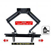 Teif 32'' - 50'' - 82- 127 Ekran Çift Kollu Hareketli TV Askı Aparatı - 6 CM - 2