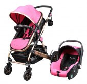 Norfolk Baby Voyage Air Luxury 5 In 1 Kahverengi Travel Sistem Bebek Arabası - 4