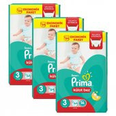 Prima Pants Külot Bebek Bezi 3 Beden Midi Aylık Paket 192 Adet - 1