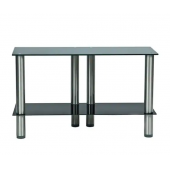 Achill Plat 295B Cam Tv Sehpası - 95cm - Temperli Cam - 1
