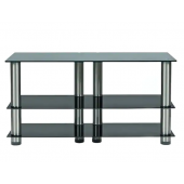 Achill Plat 395B Cam Tv Sehpası - 95cm - Temperli Cam - 1