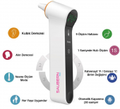Saubern BNT9603 Temassız Alından Ateş Ölçer - Kulaktan Ateş Ölçer - Termometre - 2