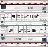 Achill Led 85 Tv Askı Aparatı 42'' - 75'' Sabit Tv Askı Aparatı - 2