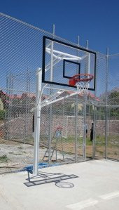 Adelinspor Basketbol Potası Yükseklik Ayarlı 105*180 15mm Cam - 7