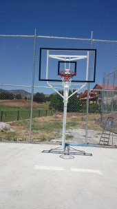 Adelinspor Basketbol Potası Yükseklik Ayarlı 105*180 12mm Cam - 9