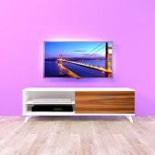 Nur Mobilya 140 cm Polen Tv Sehpası Beyaz-Ceviz - 1