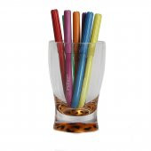 7593LDS-0002-K KALEMLİK LEOPAR DESENLİ OFİS GERECİ 6X6X11CM 300ML - 1