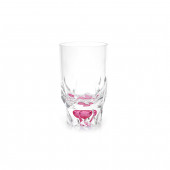 610730DK KALEMLİK KRİSTAL DAMLALI KIRMIZI AKRİLİK OFİS GERECİ 7X7X13CM 300ML - 3