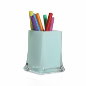 71892DX-0002K KALEMLİK BUZ MAVİ RENKLİ OFİS GERECİ 6X6X10CM 300ML - 1