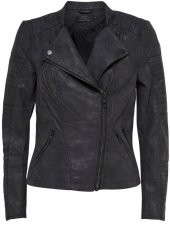 ONLY BAYAN DERİ CEKET 15102997 LEATHER BIKER - 1