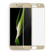 Bufalo Samsung A3 2017 (A320) Kavisli 4D Cam Ekran Koruyucu Gold - 1