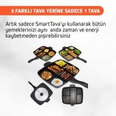 Smart Tava 5 Bölmeli Tava Somon Pembe - 2