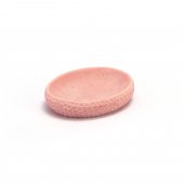 DT0082PC SABUNLUK PEMBE PETEK DESENLİ POLİRESİN 10X8X2CM - 2