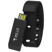 Flexor F5 Android & Apple Uyumlu Akıllı Bileklik (Siyah) - 1