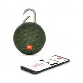 JBL Clip 3 Taşınabilir Su Geçirmez Bluetooth Hoparlör / Yeşil - 1