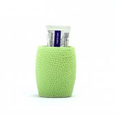 DT0082YB DİŞ FIRÇALIK''MACUNLUK YEŞİL PETEK DESENLİ POLİRESİN 8X8X10CM 400ML thumbnail 4