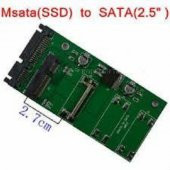 MSATA to SATA 2.7CM Mini PCI-E HARDDİSK ADAPTÖR - 1