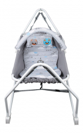 Norfolk Baby Sleep Oyuncaklı Sallanır Bebek Beşiği Hamak Beşik Sallanır Bebek Hamağı Kırmızı - 2