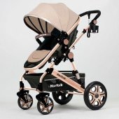 Norfolk Voyage Comfort Air Luxury Kahve Çift Yönlü Bebek Arabası - 1